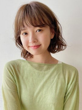 ガーデン 銀座(GARDEN) ボブ パーマ ボブパーマ レイヤー 顔周り 前髪 カット カラー