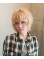 シラフ(SHIRAF)&nbsp;レイヤーボブ／ウルフカット／ケアブリーチ