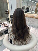 ロンドルピナス 小倉(Lond Lupinus)&nbsp;ミディアムヘア暗めカラー/デザインカラー/フェイスフレーミング