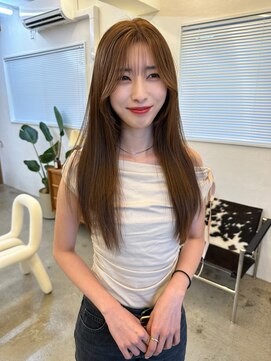 (髪質改善/レイヤーカット/インナーカラー/ケアブリーチ/韓国）