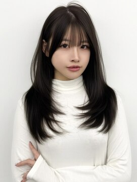 アマトウキョウスマートサロン(AMA TOKYO×Smart Salon) くびれレイヤー/顔まわりカット/レイヤーカット/小顔ヘア