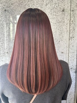 銀座ラボ 千葉店(LA BO) ピンクブラウン　ベージュ　髪質改善