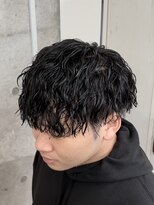 メルシー トータル ブランディング サロン(merci TOTAL BRANDING SALON)&nbsp;ツイストスパイラルパーマ　刈り上げメンズマッシュ