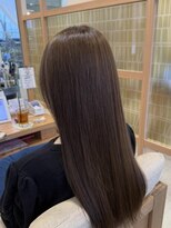 アドラーブル 長岡リップス旭岡店(adorable)&nbsp;韓国風くびれミディ◎春カラーミルクティーベージュレイヤー