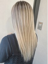 エイム ヘア リンク 長津田店(eim hair rink)&nbsp;[ブリーチあり]ミルクティーグレージュ【長津田/髪質改善】
