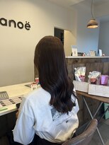 カノエ 山口矢原店(canoe)&nbsp;ココアブラウン×髪質改善トリートメント