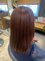 ヘアリゾート粋 トゥジュ 池袋東口店(tujuh)&nbsp;透明感深みブラウン/レイヤーカット/セミロング
