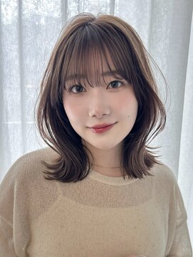 ポーチバイハニー オモテサンドウ(PORCH by HONEY omotesando) ミディアムヘア/くびれヘア/グレージュカラー