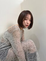 クラン 横浜(Clanc)&nbsp;20代/30代/レイヤーボブ/ブラウンカラー