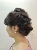 ルーズ編みアップヘアアレンジ【表参道青山原宿】