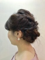 パティオン(PATIONN) ルーズ編みアップヘアアレンジ【表参道青山原宿】