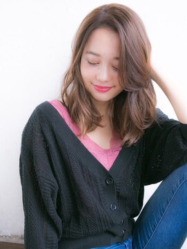 リリアン 表参道(relian) ピンクブラウンカラーでツヤカラー♪