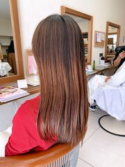 ロング×グレージュ×大人カワイイ[Salon de Belle豊中]