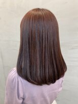 ジーナ 博多(Zina)&nbsp;【Zina　博多】イメチェン毛先パーマ耳かけ×フォギーベージュ