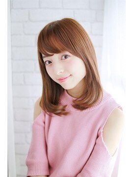 プティルカ(PutiLuca D.C.) 厚め前髪とツヤ感の内巻きワンカール