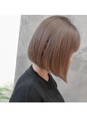 【GEEKS渋谷】切りっぱなしボブ/ことりベージュ/大人かわいい