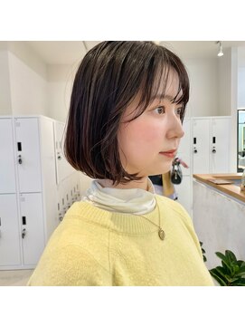 サンド 大阪梅田(sand) @eri_sand_[大阪梅田駅/ショコラベージュ/ボブルフ]