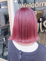 ラビス クローバー(Lovis clover) チェリーピンク ボブルフ ベビーバング