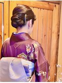 【着物ヘアセット】結婚式・七五三・お宮参り訪問着の特別な日に