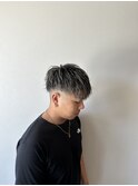 ツーブロック×メッシュ