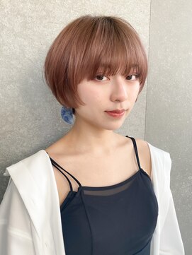 ロンド レグリーズ 立川(Lond leglise) ショート×顔周り×前髪×シルキーベージュ×グレージュカラー