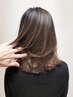 白髪ぼかしハイライトカラー全頭（ミディアムヘア迄）＋カット￥20000指名料別