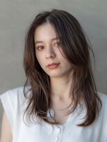 オースティン 流山おおたかの森(AUSTIN)&nbsp;大人かわいい前髪セシルカットココアブラウンフリンジウェーブ 