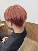 大人かわいい耳掛けハンサムひし形束感ショート☆大人マッシュ