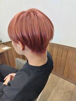 ヘアーサロン プアメリア(Puamelia)&nbsp;大人かわいい耳掛けハンサムひし形束感ショート☆大人マッシュ