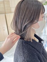 ラテ(latte)&nbsp;アッシュベージュ×ホワイトベージュ