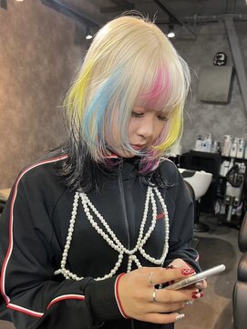 ヌル 表参道本店(Null) スラッシュカラー[デザインカラー/ルーツカラー]