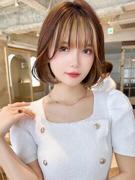 ロンドアリシア 金山(Lond Alexia) レイヤーカット　髪質改善　ブリーチなしダブルカラー　韓国風