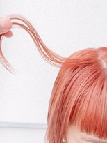 デビュー 沖縄泡瀬店(Debut)&nbsp;前髪/オレンジカラー/こなれミディ/イメチェン/ダブルカラー