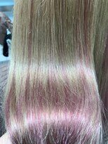 コワフェル ド エクセル 白楽店(la coiffure de excel)&nbsp;ラベンダーインナーカラー