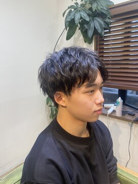 ミオ(mio) 無造作×センターパート