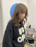 カット+ケアカラー(プレックス剤配合) ￥15300