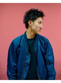 スパイキーショート×クセ毛パーマ