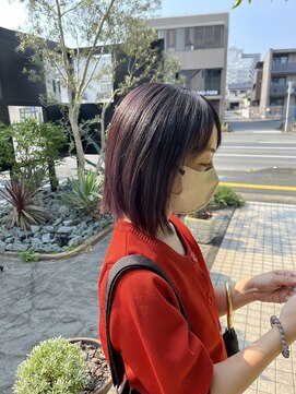 ディーボーイ 健軍店(D-BOY) ブリーチ/ラベンダー/暗髪