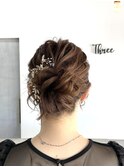 【Three/萩原/大分】結婚式/お呼ばれ/ヘアセット
