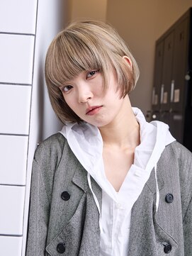 シャンプー ラバーズ(SHAMPOO LOVERS) SHAMPOOLOVERS 湯本　モード×ナチュラル ショートボブ