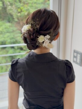 ベンジー 沖縄店(benji) 和装にも合うサイドシニヨン