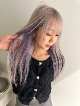 キオク(KIOX) ホワイトベージュにラベンダーインナー