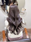髪質改善 スーパーロング ワンレングス レイヤー 韓国風巻き