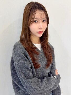 アイユー(ii+U) レイヤーカット　2way前髪　ナチュラルベージュ