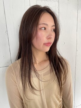 リル 茅ヶ崎(Liru:) くすみベージュ/マロンベージュ/ハイライトカラー/茅ヶ崎