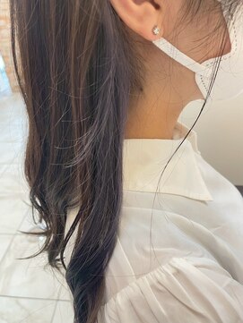 髪質改善/顔周りレイヤーカット/グレージュ[千葉/千葉駅]