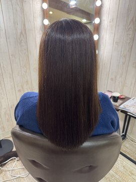 オイルストレートで美髪に♪