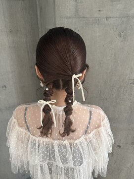 ツイン編み下ろし