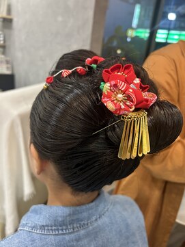 ステラ(stella) キッズ日本髪アレンジ