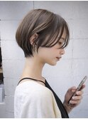 丸みショートボブ